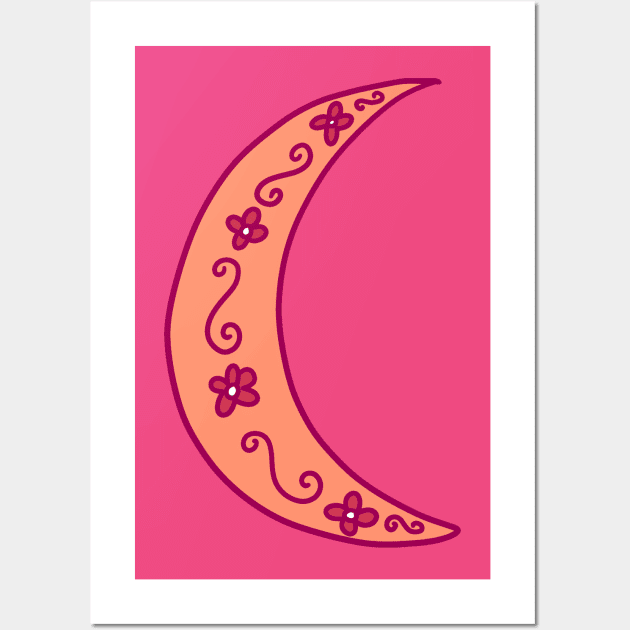 Elegant Moon Wall Art by saradaboru